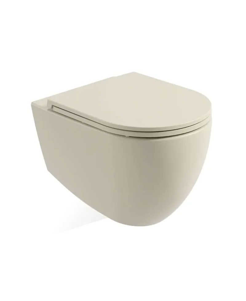 sonas avanti ivory wall hung rimless wc seat awhwciv