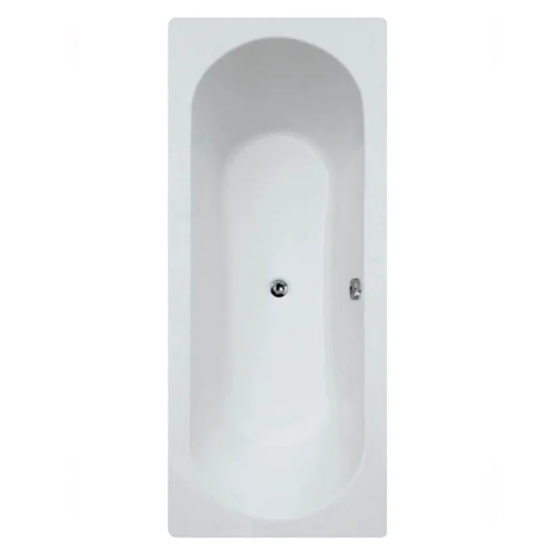 sonas clover 1800x800mm double ended bath sanclo18wh