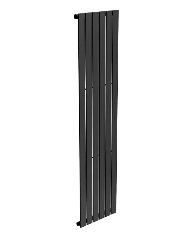 sonas piatto 1800x452 black vertical radiator psp1845bk