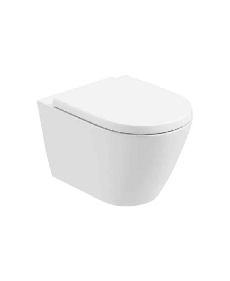 sonas scala wall hung rimless toilet with delta seat