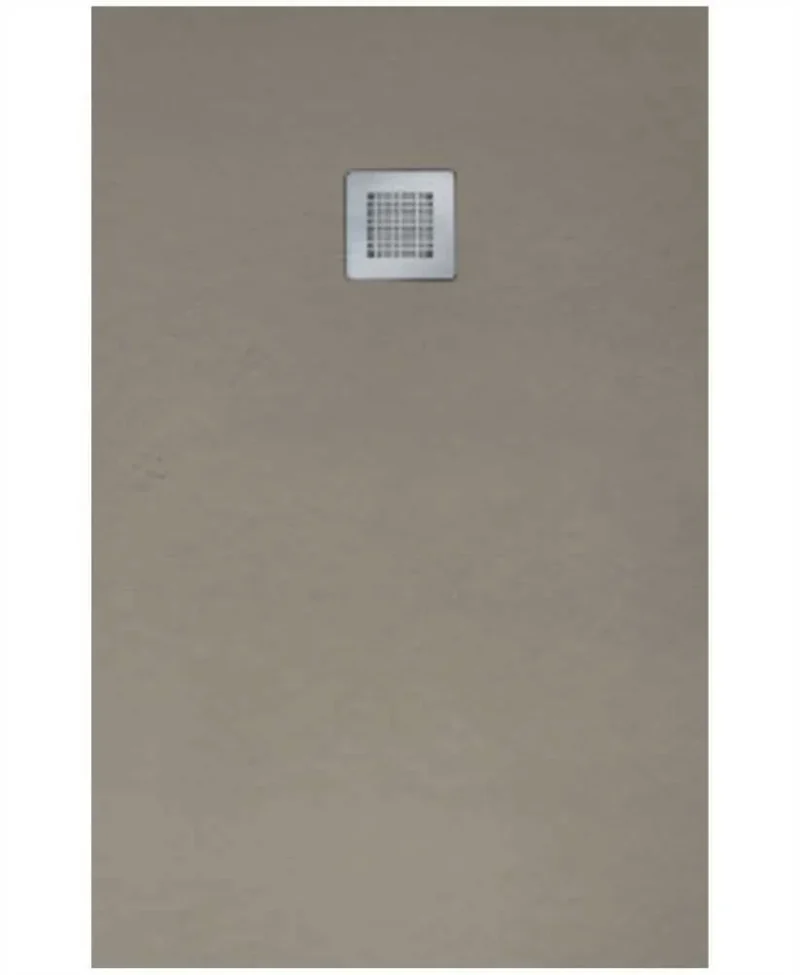 sonas slate taupe 1700x700mm rectangular shower tray waste nsl1770tp