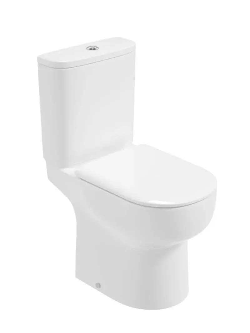 sonas via comfort height rimless toilet soft close seat usw0494