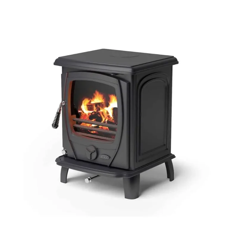 stanley aoife 7 3kw eco multi fuel stove matt black