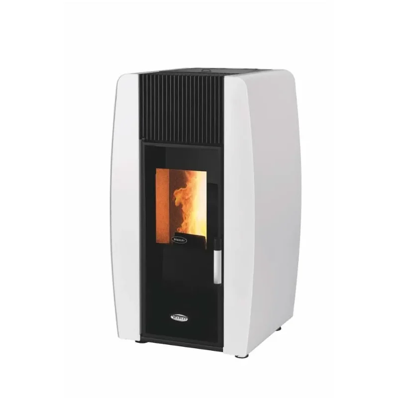 stanley k300spwh 8kw white wood pellet stove