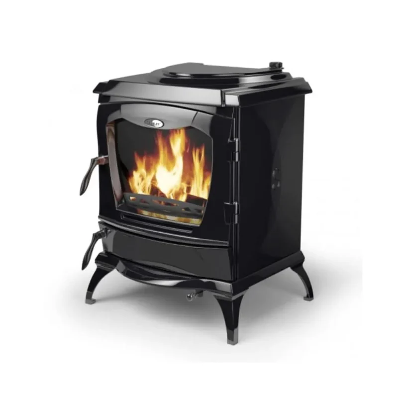 stanley lismore 10 6kw eco multi fuel stove black enamel