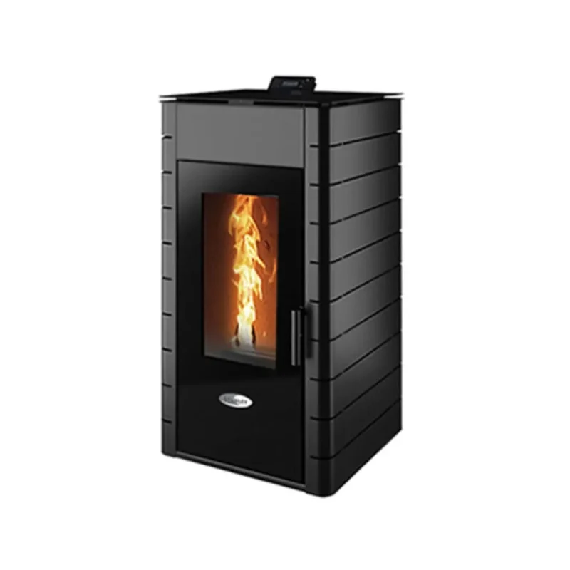 stanley solis k2300 18 8kw wood pellet boiler flat black